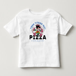Teen Titans Go! Robin "Truth Justice Pizza" Kleinkind T-shirt