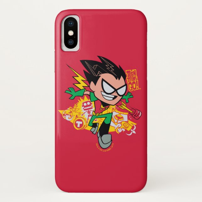 Teen Titans Go! | Robin's Arsenal Graphic Case-Mate iPhone Hülle (Rückseite)