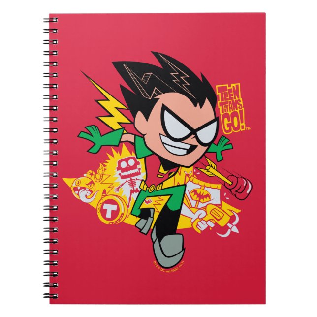 Teen Titans Go! | Robin's Arsenal Graphic Notizblock (Vorderseite)