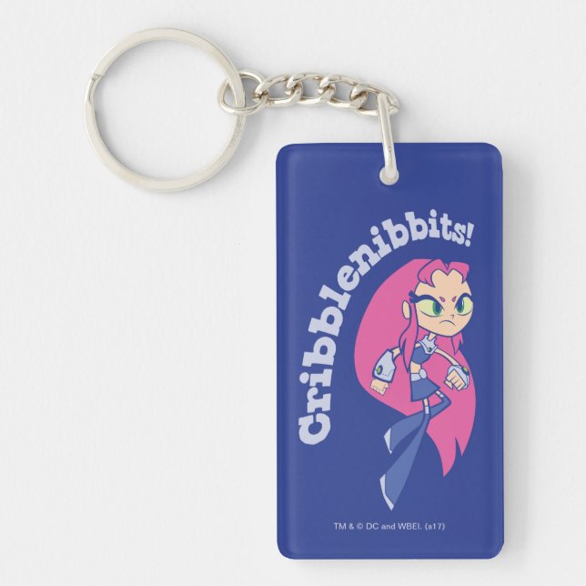 Teen Titans Go! | Starfire "Cribblenibbits" Schlüsselanhänger (Vorderseite)