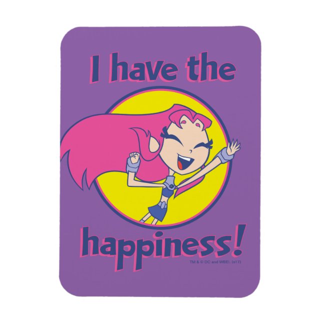 Teen Titans Go! | Starfire "Ich habe das Glück" Magnet (Vertikal)