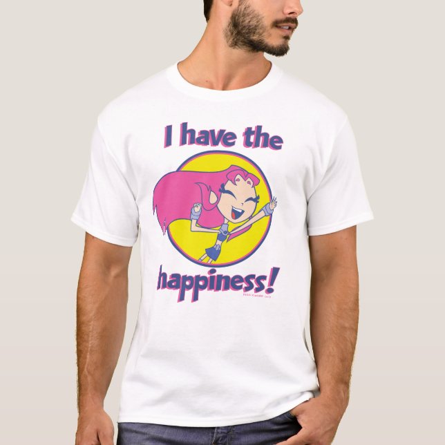 Teen Titans Go! | Starfire "Ich habe das Glück" T-Shirt (Vorderseite)