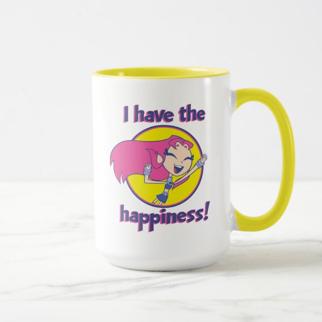 Teen Titans Go! | Starfire "Ich habe das Glück" Tasse (Rechts)
