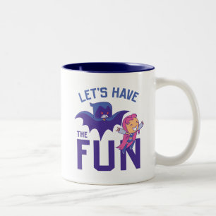 Teen Titans Go! Starfire & Raven "Have the Fun" Zweifarbige Tasse