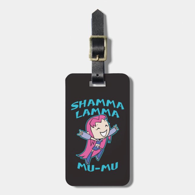 Teen Titans Go! | Starfire "Shamma Lamma Mu-Mu" Gepäckanhänger (Vorderseite vertikal)