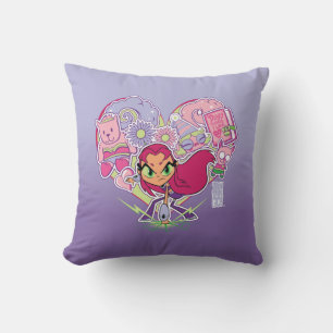 Teen Titans Go!   Starfire's Heart Punch Graphic Kissen
