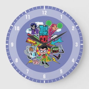 Teen Titans Go! Team Arrow Graphic Große Wanduhr