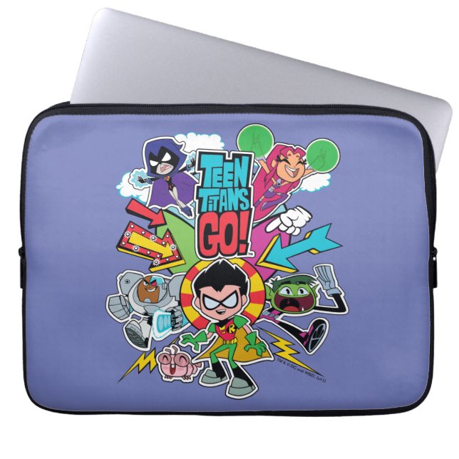 Teen Titans Go! | Team Arrow Graphic Laptopschutzhülle (Vorderseite)