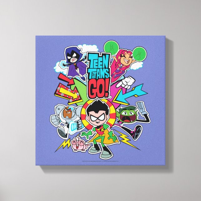 Teen Titans Go! | Team Arrow Graphic Leinwanddruck (Vorderseite)