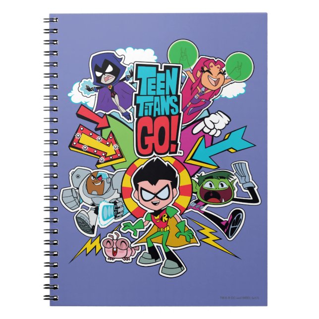 Teen Titans Go! | Team Arrow Graphic Notizblock (Vorderseite)
