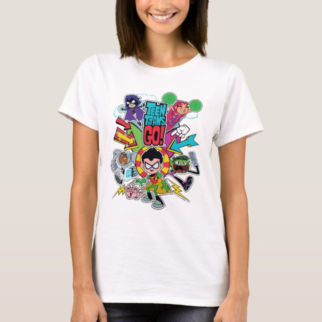 Teen Titans Go! | Team Arrow Graphic T-Shirt (Vorderseite)