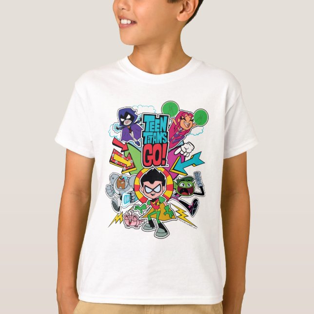 Teen Titans Go! | Team Arrow Graphic T-Shirt (Vorderseite)