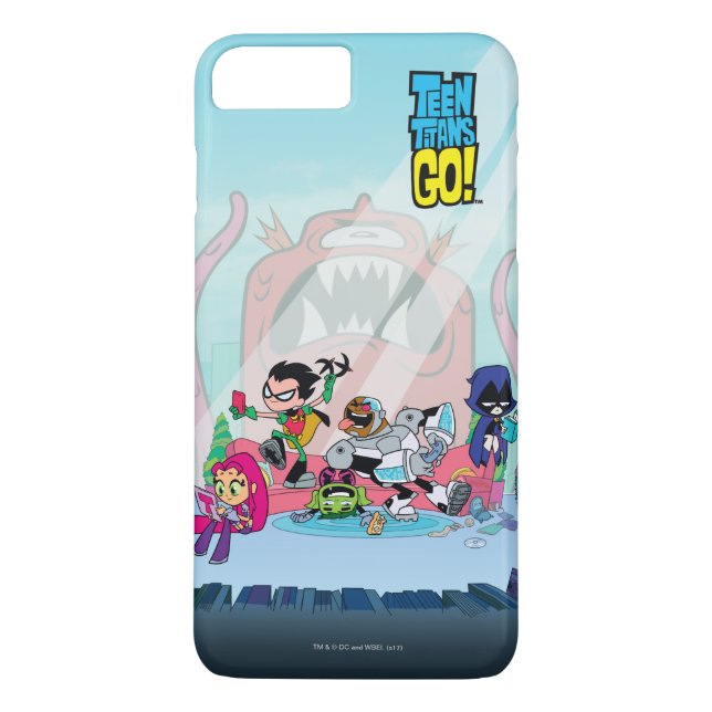 Teen Titans Go! | Tentacled Monster Approach Case-Mate iPhone Hülle (Rückseite)