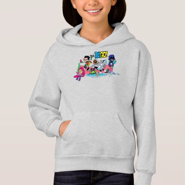 Teen Titans Go! | Tentacled Monster Approach Hoodie (Vorderseite)