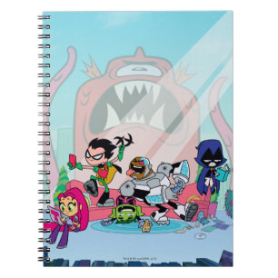 Teen Titans Go! Tentacled Monster Approach Notizblock