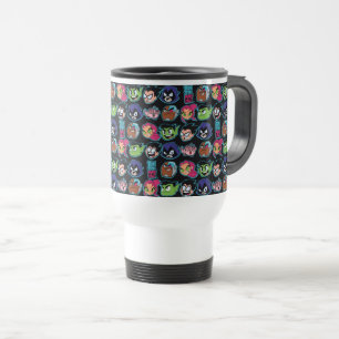 Teen Titans Go!   Titans Head Pattern Reisebecher