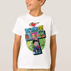 Teen Titans Go!   Titans Tower Collage T-Shirt