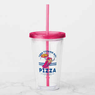 Teen Titans Go! "Truth Justice Pizza" Acryltrinkbecher