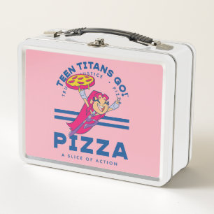 Teen Titans Go! "Truth Justice Pizza" Metall Brotdose
