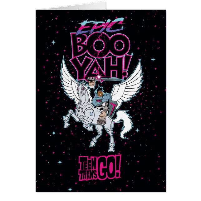 Teen Titans Go! | Warrior Cyborg Riding Pegasus (Vorne)