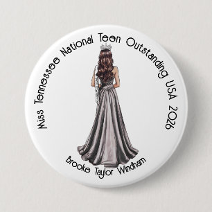 Teen-Wettbewerbsbutton - Unterstützer-Pin für Teil Button