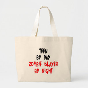 Teen Zombie Slayer Jumbo Stoffbeutel
