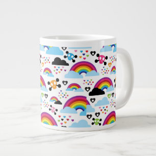 Teenage emo Regenbogenhülle Jumbo-Tasse