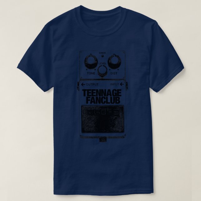 Teenage Fanclub Guitar Pedal T-Shirt (Design vorne)