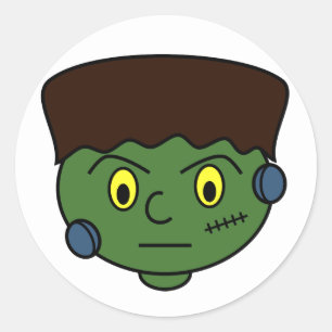 Teenage Frankenstein Monster Runder Aufkleber