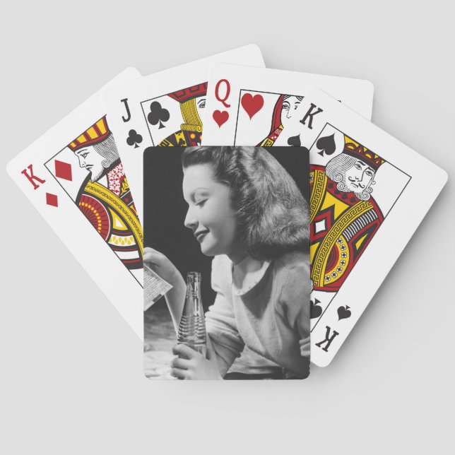 Teenage Girl Spielkarten (Rückseite)