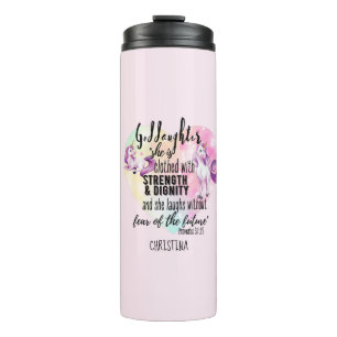 Teenage Godtochter Geschenk Pink Unicorn Niedlich Thermosbecher