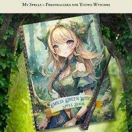 Teenage GREEN Hexen Zauber Buch Grimoire