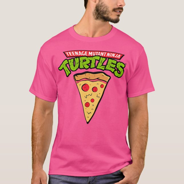 Teenage Mutant Ninja Turtles Pizza Retro Classic P T-Shirt (Vorderseite)