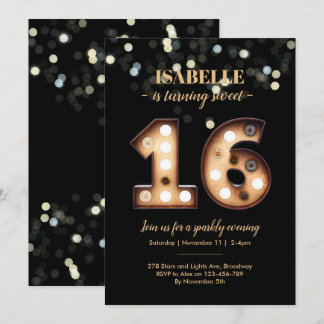 Teenage Sweet Einladung zum 16. Geburtstag