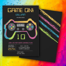 Teenager Gaming Gamer Videospiel Spieler Geburtsta