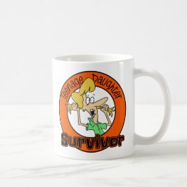 Teenager-Tochter Survivor Kaffeetasse