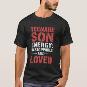 Teenager Vater Mutter Erziehung Lustiger Teenager- T-Shirt