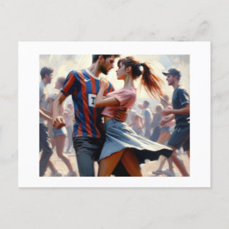 Teens Dancing, Postkarte