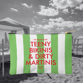 Teeny Bikinis & Dirty Martinis Beach Club Zubehörtasche