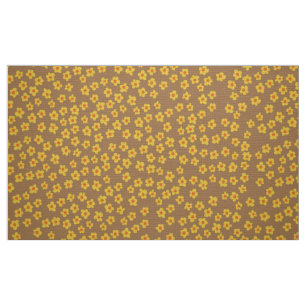 Teeny Retro Blume Muster Stoff 60er 70er