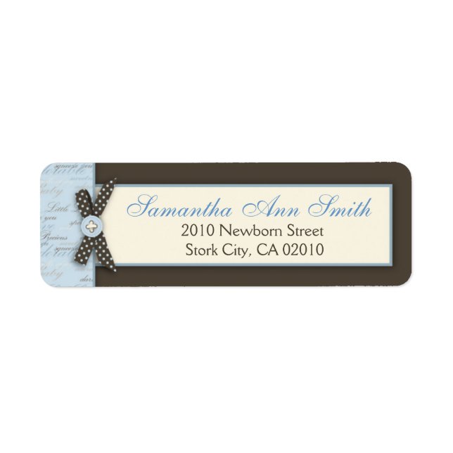 Teeny Toes BLU Return Label (Vorne)