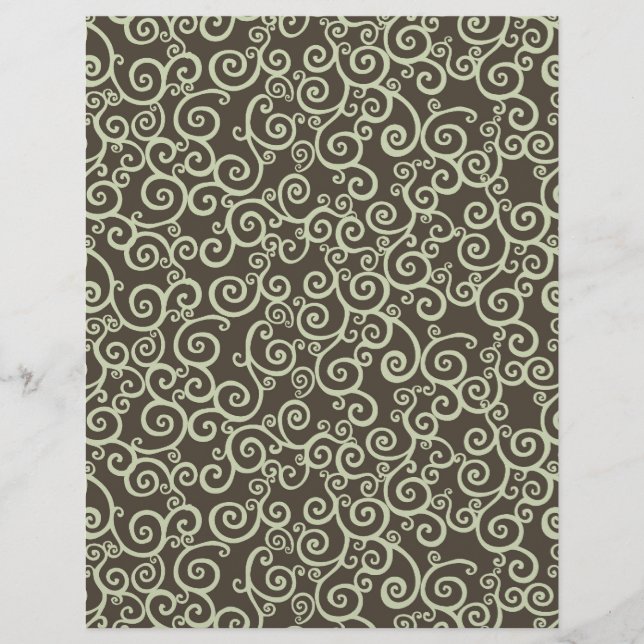 Teeny Toes GRN Scrapbook Paper B (Vorderseite)