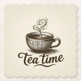 Teepapier-Unterlagen Untersetzer