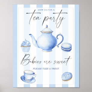 Teeparty-Baby-Shower Babys sind süß Poster