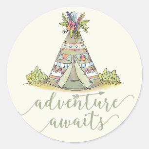 Teepee Adventure fängt an, Sticker zu bevorzugen