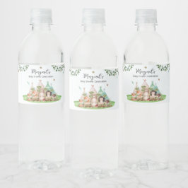 Teepees und winzige Zehen Wasserflaschen