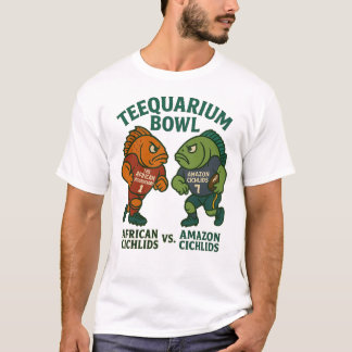 Teequarium Bowl - African vs Amazon Football T-Shirt
