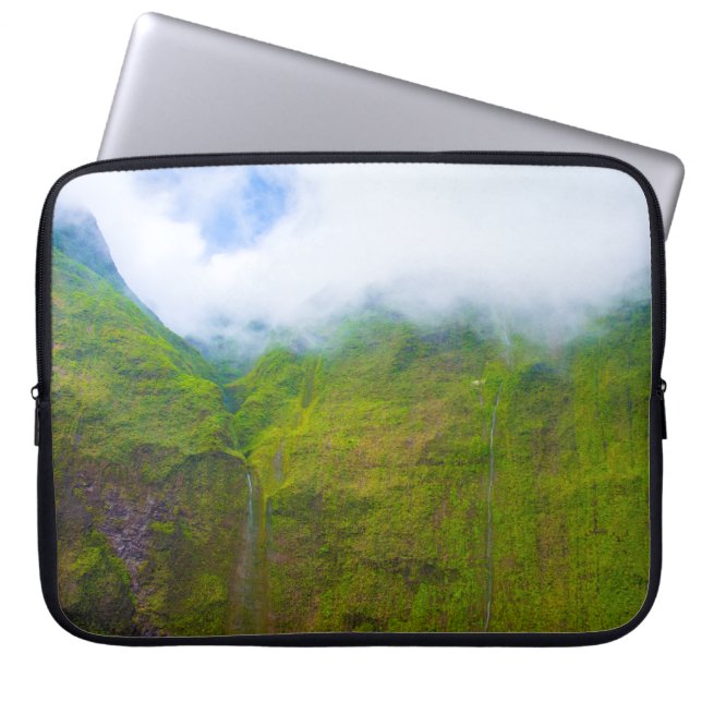 Teerwall, Monte Waialeale, Kauai Wetsuit Laptopschutzhülle (Vorderseite)