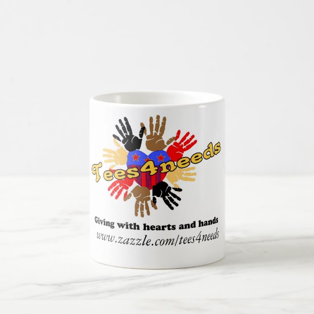 Tees4needs Logo Kaffeetasse (Mittel)