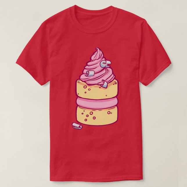 Tees Time Pattern Pink (Design vorne)